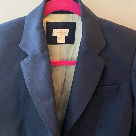 Navy J Crew Blazer - Picture 2 of 3